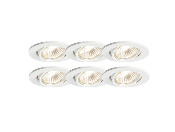 Ensemble de 6 spots encastrés blancs orientables - Cisco