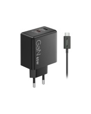 Lenovo DUAL USB-C CHARGER 65W GAN BLACK EU (40AW065BEU)