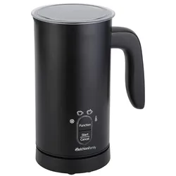 Melchioni Milky Cappuccino Aufschäumdüse 300ml 500W 4, Milchaufschäumer, Schwarz
