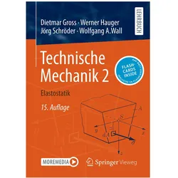 Technische Mechanik 2, Schulbücher von Jörg Schröder, Dietmar Gross, Werner Hauger, Wolfgang A. Wall