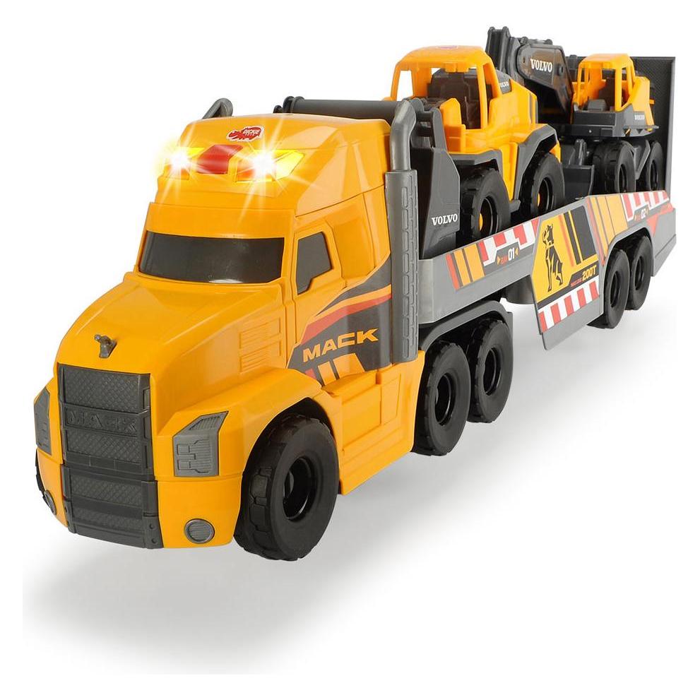 Dickie Mack/Volvo Transporter mit Arbeitsfahrzeugen (203729012)