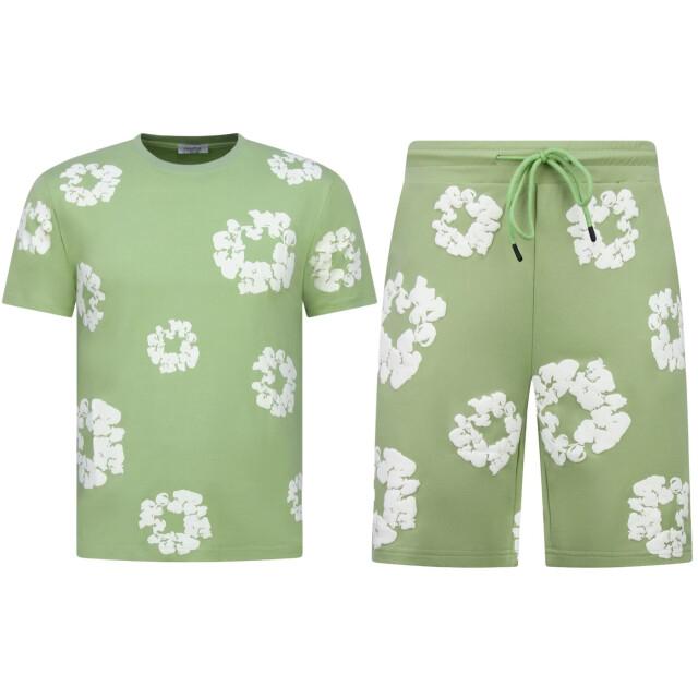 Enos Bloemen print zomerset bloemen pak met short twinset