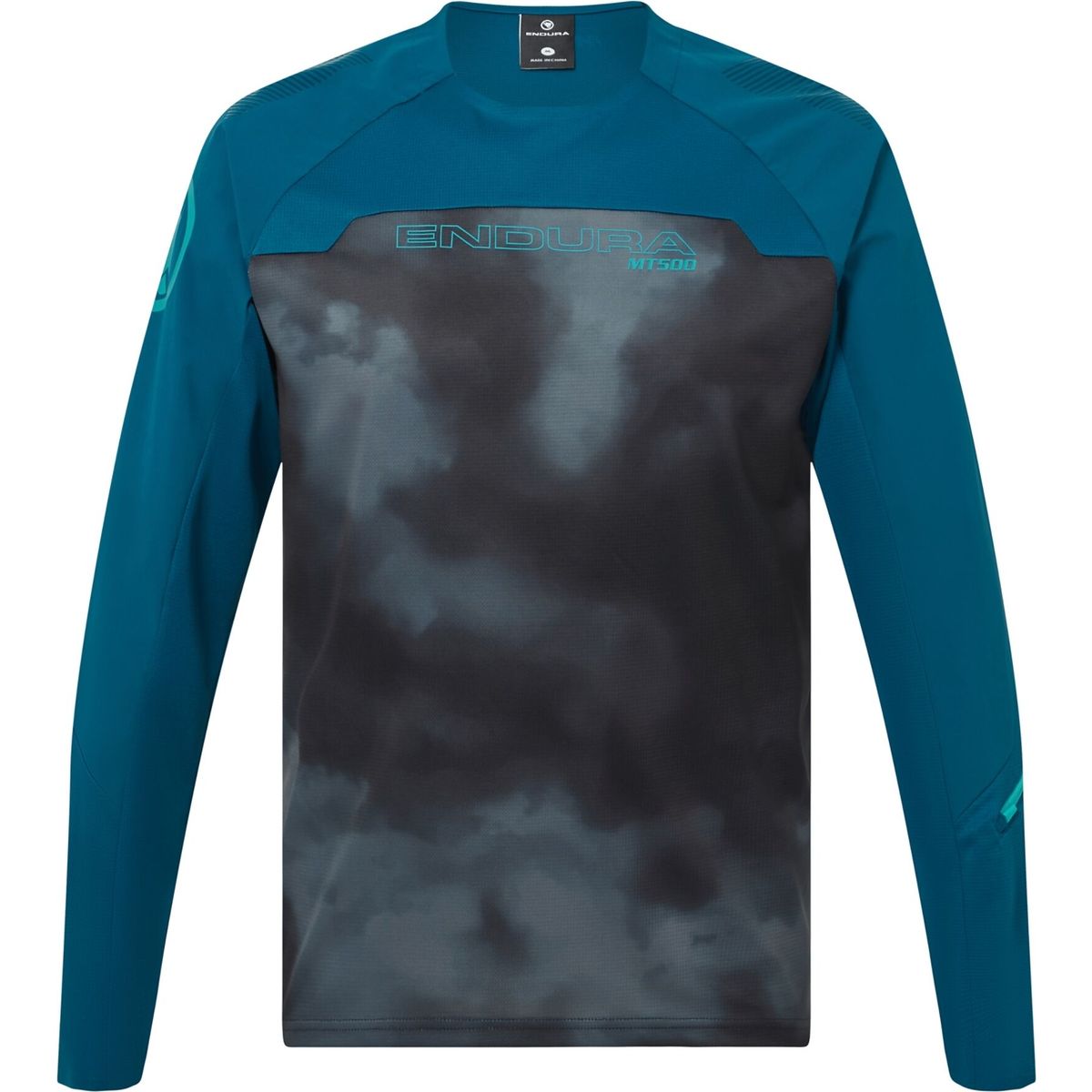 Endura MT500 Burner Long Sleeve Jersey barra blue cloud print (BAB) XL R-E3212-BAB-XL-barra-blue-cloud-print