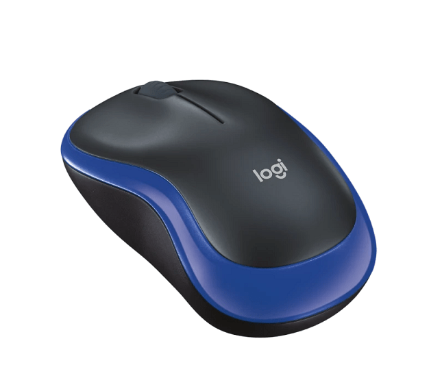 Ratón Logitech M185 Wireless Inalámbrico Bleu, Nouveau