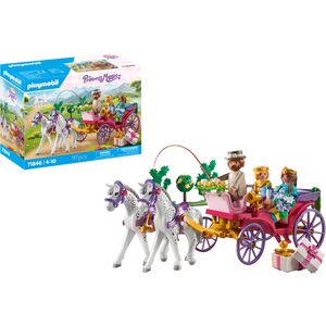 playmobil Spielset PRINCESS MAGIC 71846, ab 4 Jahre, Kutschfahrt mit Prinzessin und Prinz, 97 Teile