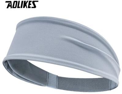 Inspired Living AOLIKES Sports Headband Non Slip Workout Sweatband For Running Gym Yoga blue