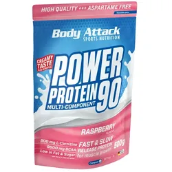 Body Attack - Power Protein 90 - 500gRaspberry