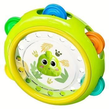 Trendy Discount Goods Durable Hand Drum Grip Toys ABS Material Perfect For Gifts dinosaur Green