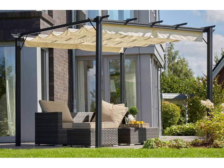 Pavillon-Ersatzdach KONIFERA, beige (natur), Pavillondächer, Pavillon-Ersatzdach, für »Tilos«, BxT: 300x400 cm