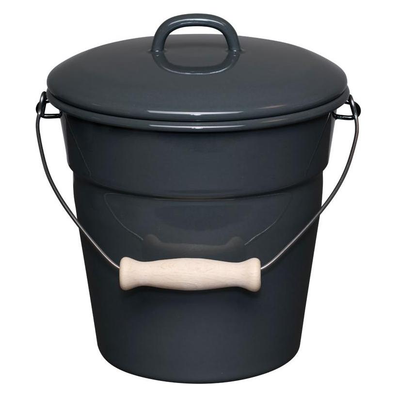 Riess Email Allzweckeimer mit Deckel 20cm 3,5L DARK GREY (3.50 l) (46282561)