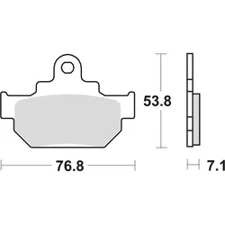 TRW Bremsbelag MCB 550 mit Zulassung