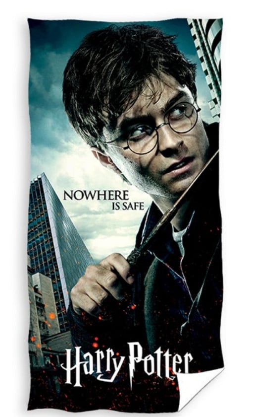 Harry Potter strandlaken Nowhere is Safe B: 70 cm, D: 140 cm