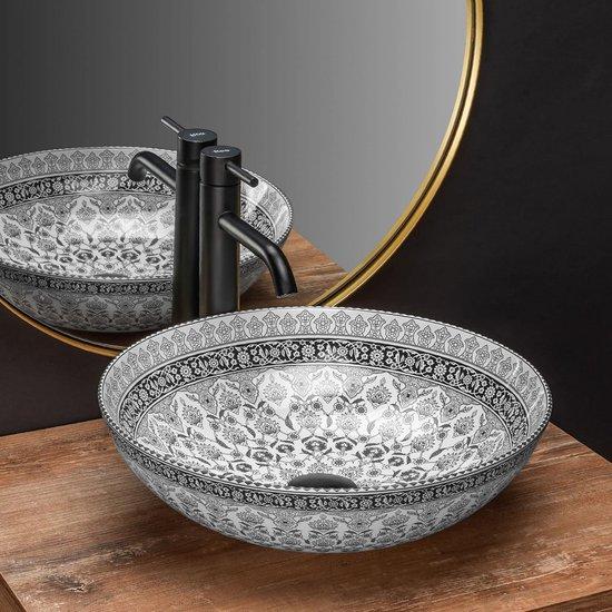 Waschbecken Dunkelgrau 400mm - Hochwertiges Keramik für Badezimmer