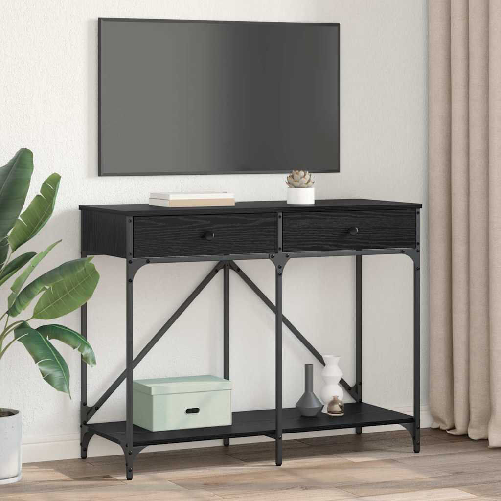 Trent Austin Design 100cm Console Table Black Oak 78.5cm H X 100cm W X 39cm D