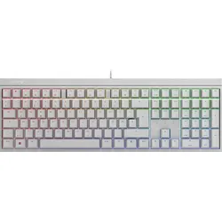 CHERRY MX 2.0S kabelgebundene Gaming Tastatur - QWERTZ DE - weiß