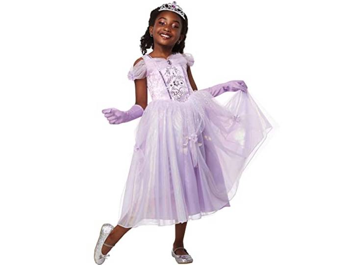 Rubies Luxe kostuum, prinses, lavendel (kinderen) - 5-6 jaar