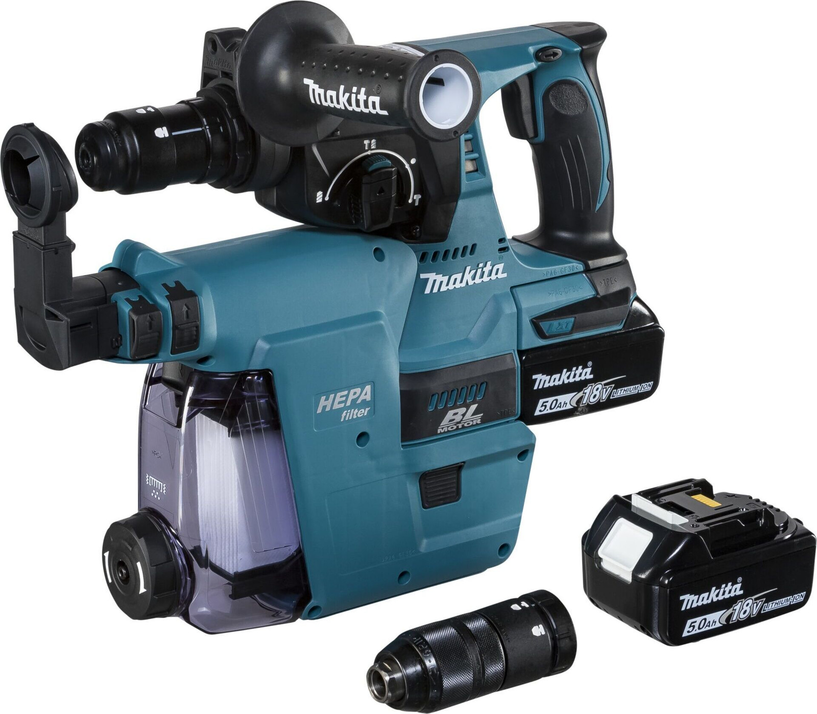 Makita DHR243RTJW accuschroefboormachine met hamerfunctie