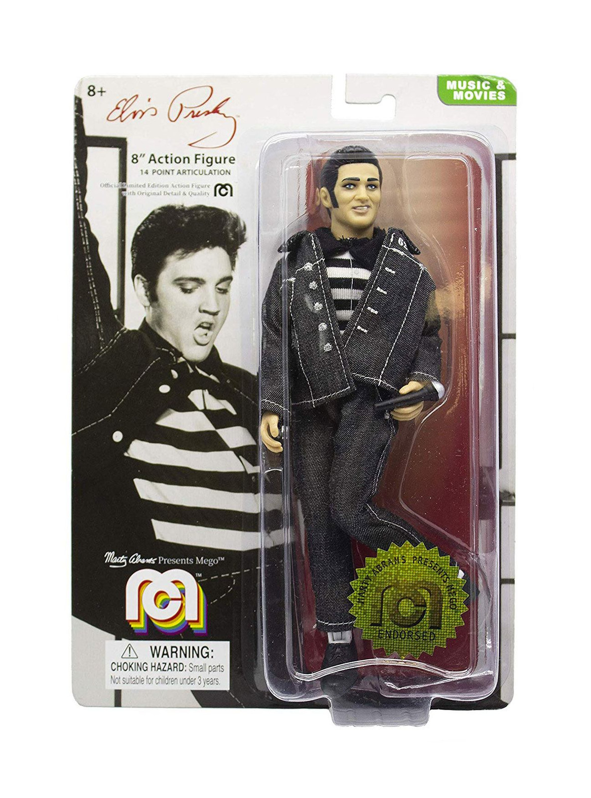 MEGO Elvis Presley Jailhouse Rock actiefiguur, 20 cm, MEGO62980