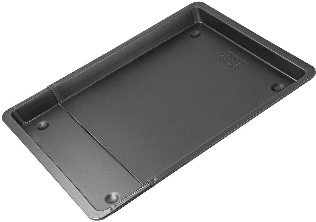 Zenker Backblech mit hohem Rand ausziehbar Black Metallic, 37,5-52cm
