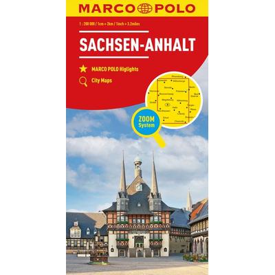 MARCO POLO Regionalkarte Deutschland 08 Sachsen-Anhalt 1:200.000, Sonstige von , MairDuMont, 978-3-575-01670-6