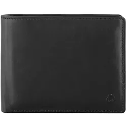 Esquire Querbörse Herren Doppeltes Münzfach Cardsafe schwarz - 10