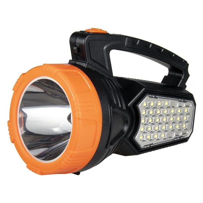 Libox Taschenlampe Akku-Suchscheinwerfer mit Solar LB0168 (860 lm) (LB0168)