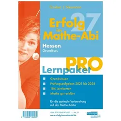 Erfolg im Mathe-Abi 2027 Hessen Lernpaket 'Pro' Grundkurs, Schulbücher von Robert Neumann, Helmut Gruber