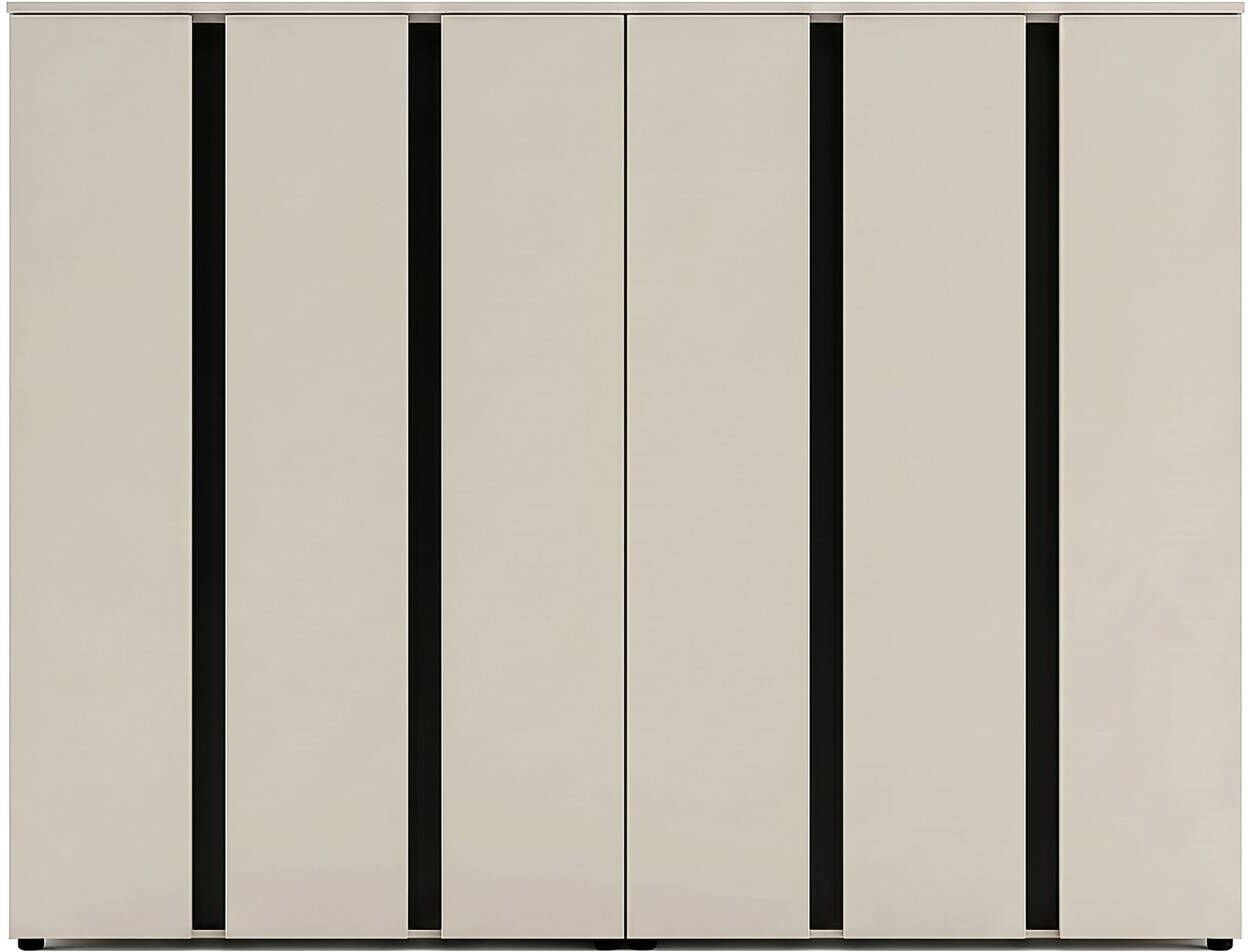 Pharao24.de Schiebetürenschrank Schlafzimmerkleiderschrank 242 cm breit 184 cm hoch (zweiteilig)
