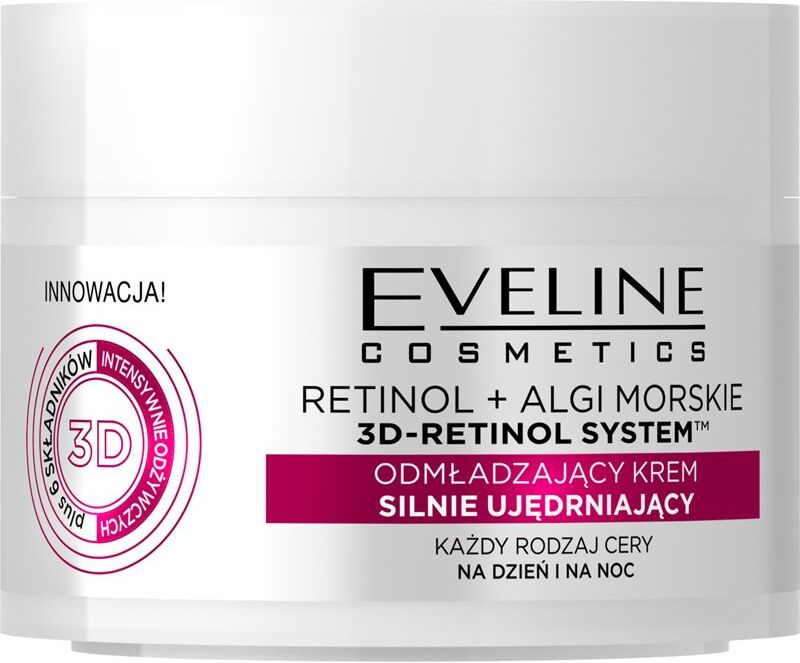 Eveline Cosmetics Retinol + Sea Algae aufhellende und glättende Creme mit Retinol 50 ml