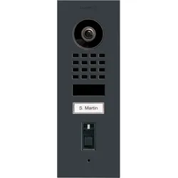 DoorBird D1101FV Fingerprint 50 Unterputz IP Video Türsprechanlage Anthrazitgrau