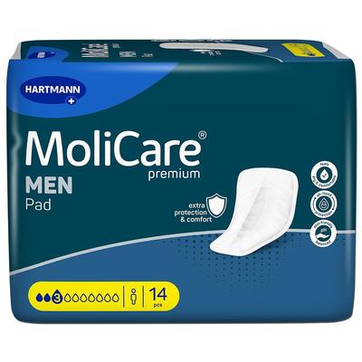 Molicare Premium MEN Pad 3 Tropfen 14 St Einlagen