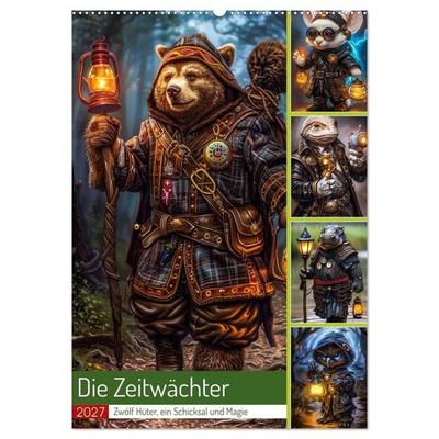 Die Zeitwächter (Wandkalender 2027 DIN A2 hoch), CALVENDO Monatskalender