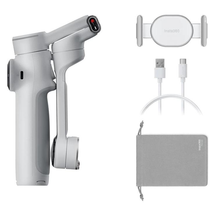 Insta360 Stabilizator Flow 2 Pro AI Tracker Bundle (szary) (Bluetooth, WLAN) (CINSABQB_FLOW226)