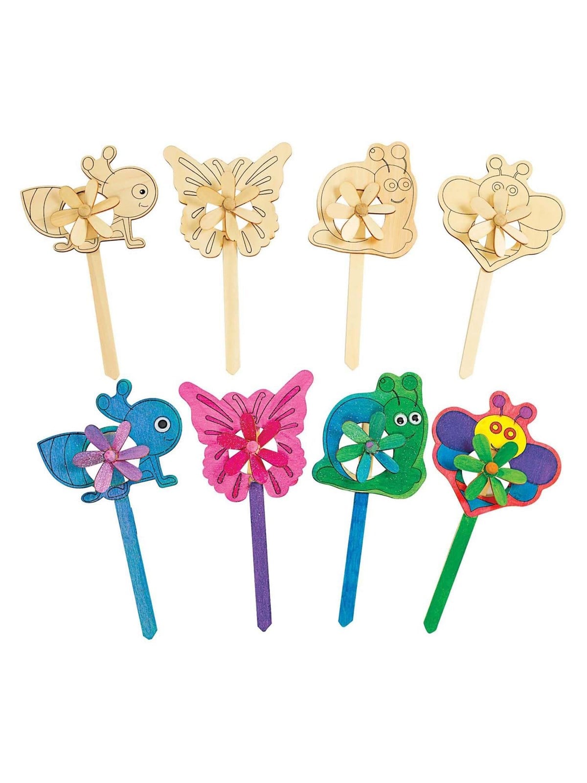 Colorations - Make Your Own Garden Windmills 12pcs.