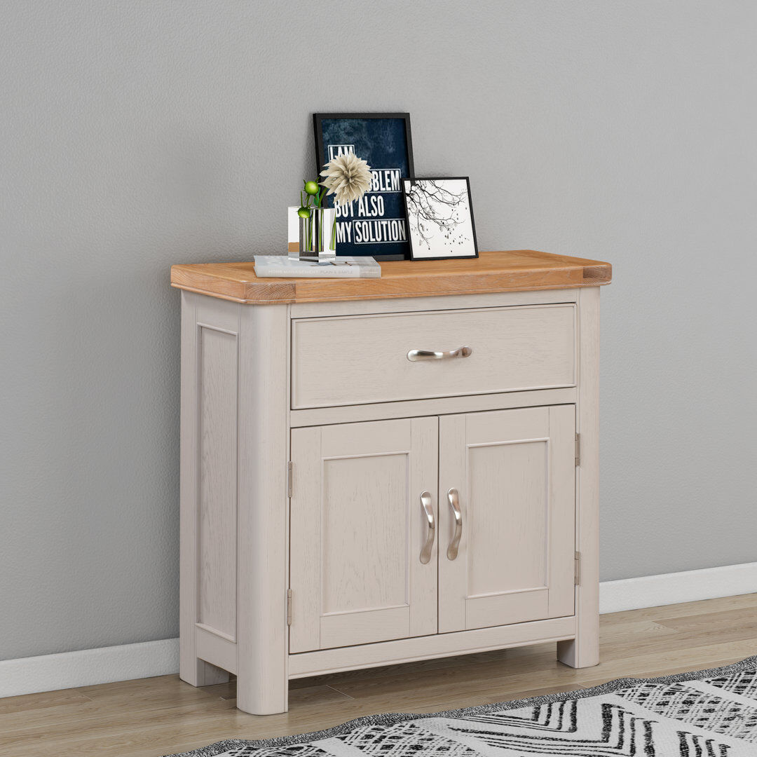 August Grove Comfrey 80 cm W Sideboard Grey 80cm H X 80cm W X 32cm D