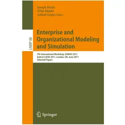 Enterprise and Organizational Modeling and Simulation, Fachbücher von Tilla Eldabi, Ashish Gupta, Joseph Barjis