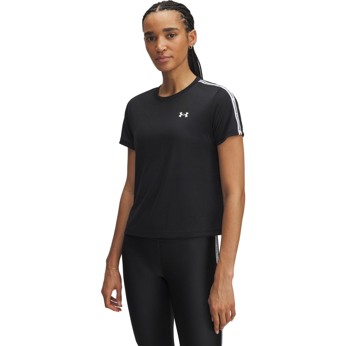 Under Armour Tech WM Tape SS black white (001) XXL 6003915-001-XXL