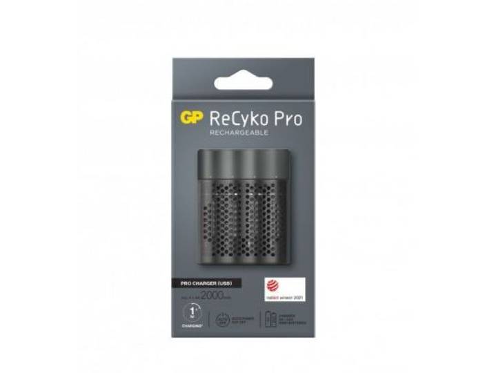 Gp - Chargeur Secteur Recyko Pro P461 1h + 4 Accu Aa 2000mah