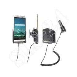 HTC One M9 - Brodit 512722 - aktiv Halterung mit KFZ Ladekabel und Kugelgelenk