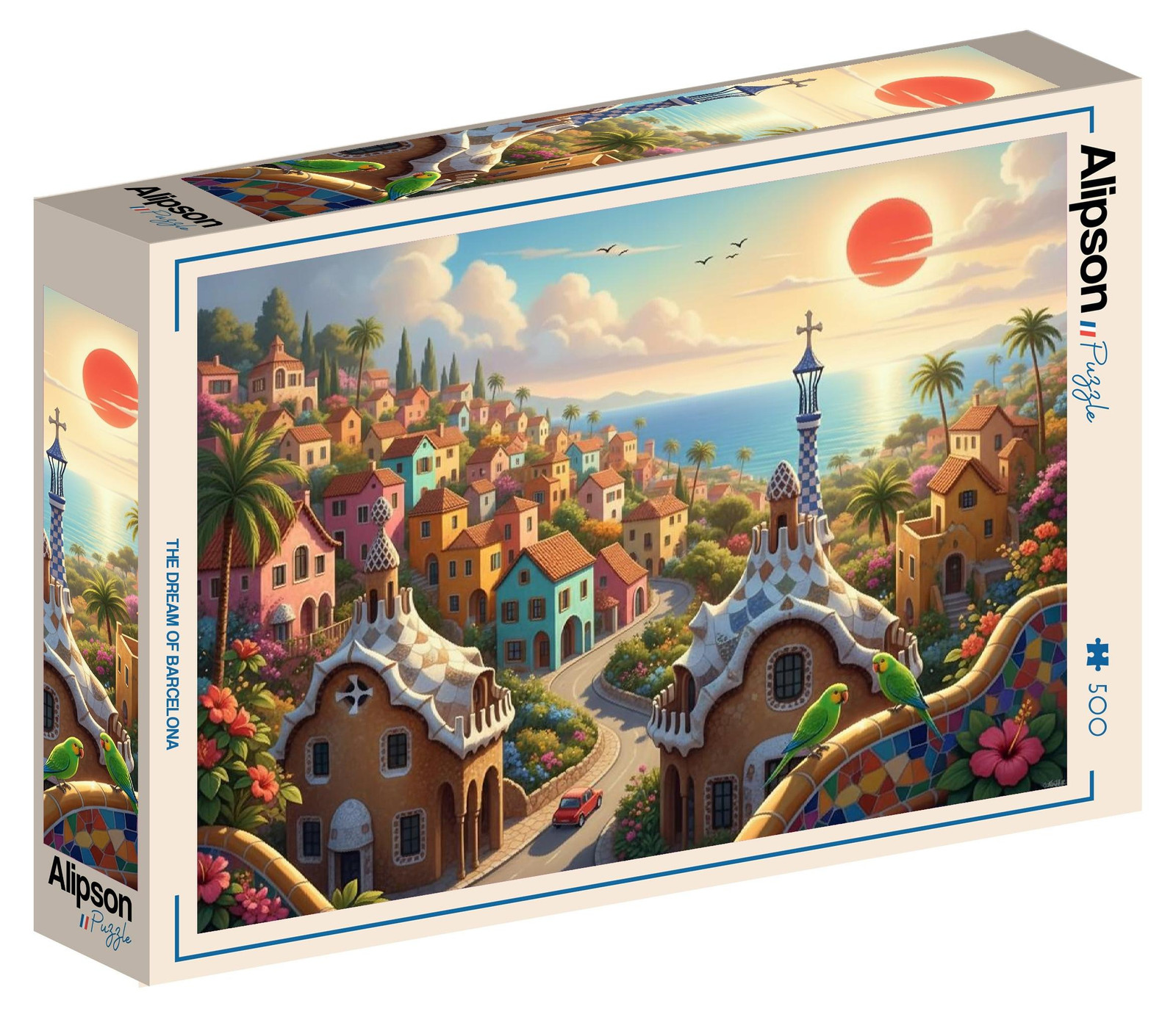Alipson Puzzel Barcelona Droom 500 stukjes