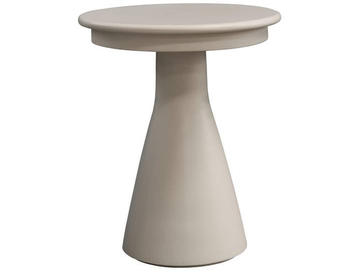 Carryhome Beistelltisch, Kaschmir, Holz, Mangoholz, teilmassiv, rund, Säule, 40x50x40 cm, Wohnzimmer, Wohnzimmertische, Beistelltische