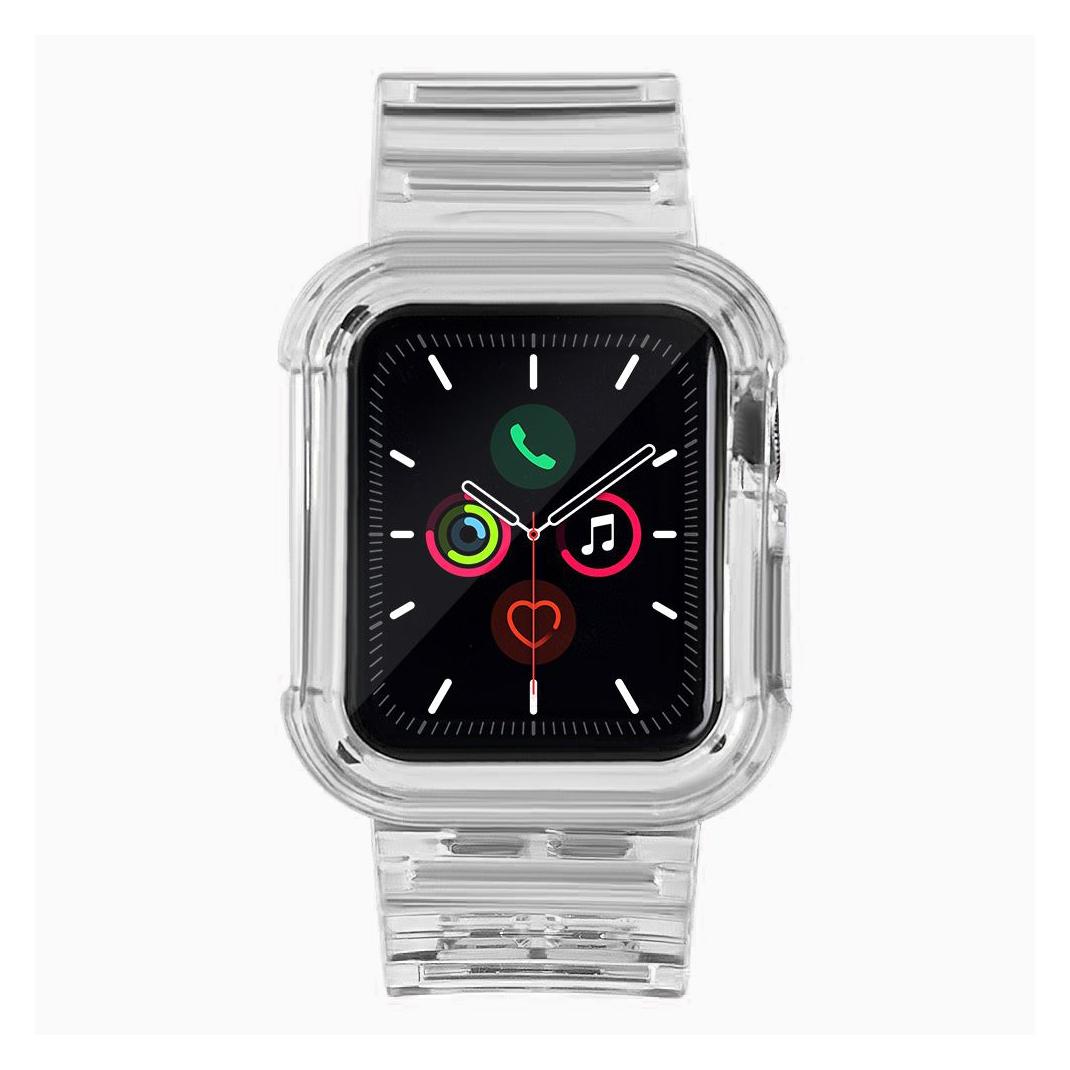 Hurtel Strap Light Set replacement band strap case for Watch 3 38mm / Watch 2 38mm black (TPU) (1404978613)