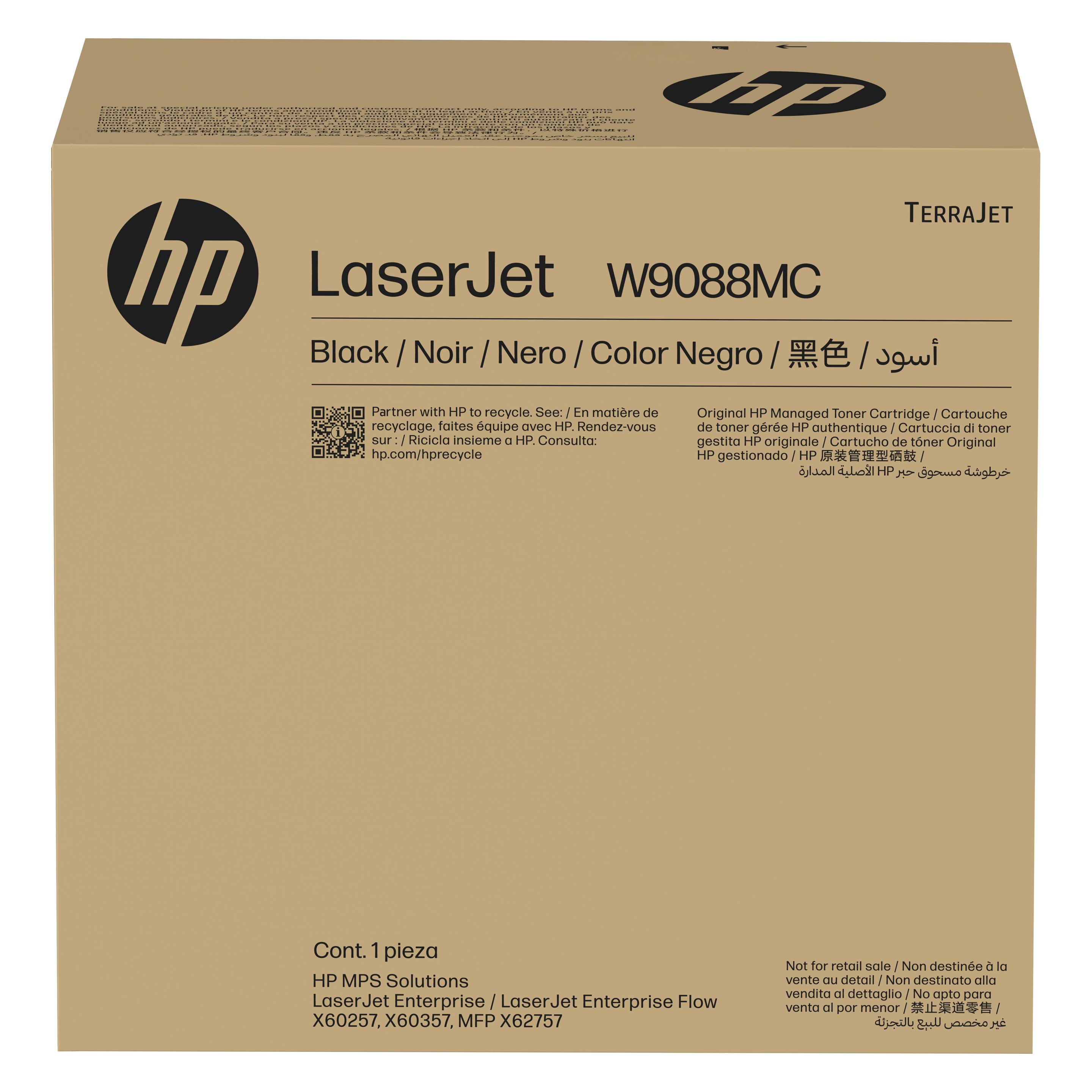 HP W9088MC Black Managed LaserJet Toner Cartridge (W9088MC)