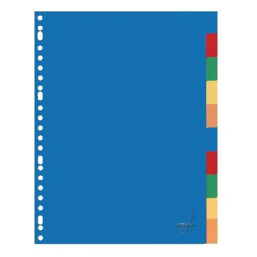 Kangaro TAB SHEET A410M A4 23R BLANCO PP ASS 10DLG blue /Stationary (A410M)