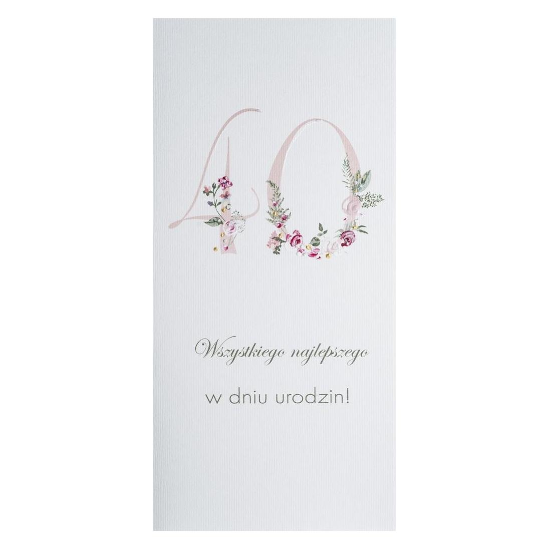 MAK Geburtstagskarte 40 DL U17 - Blumen (47994669)