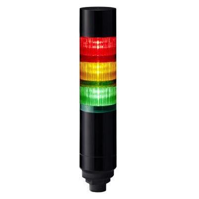 RS PRO LED Signalturm 3-stufig Linse Gelb, Grün, R (145720)