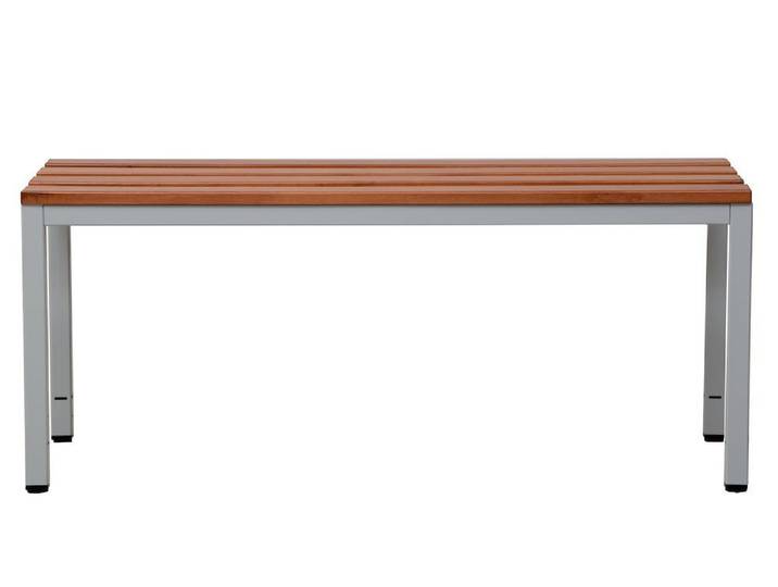PROREGAL® Sitzbank Sitzbank Seal, Freistehend, Ohne Rückenlehne, HxBxT 40x80x40cm, Holz