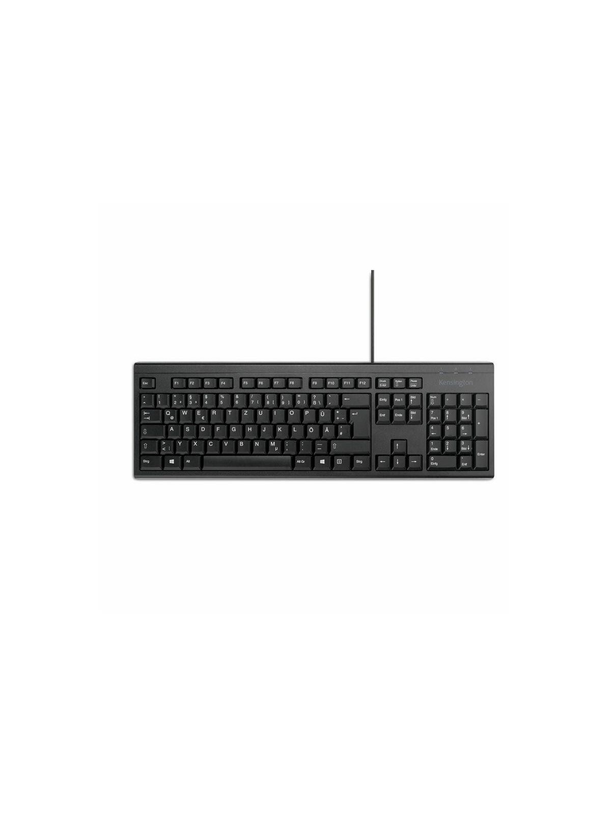 Kensington KB100 EQ - Tastatur - Deutsch - Schwarz