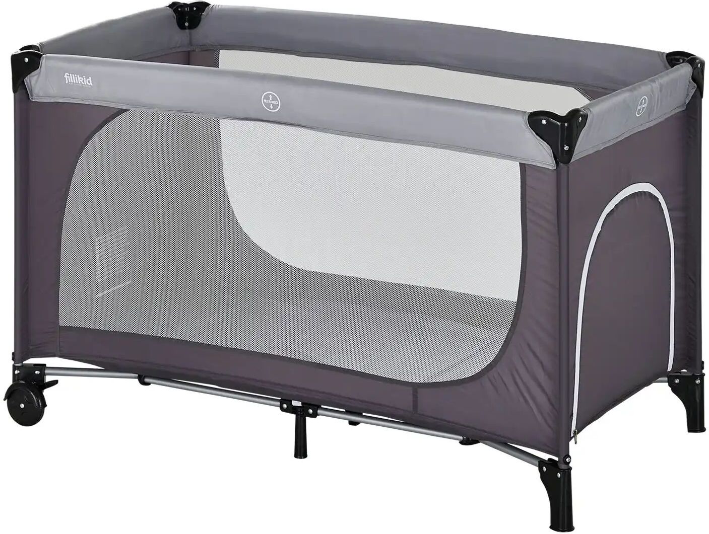 Fillikid Reisebett  Komfort ¦ grau ¦ Maße (cm): B: 65 H: 78