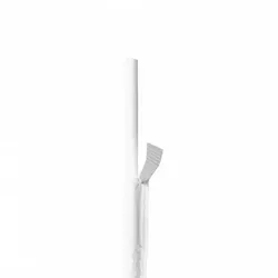 MONOUSO - Trinkhalme Starr Weiß Einzeln Gehüllt Weiß Ø7mm 20cm (300 Stück)